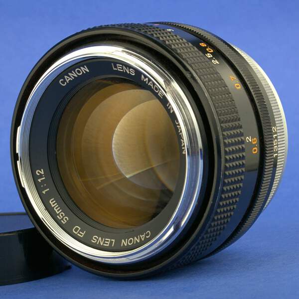 Canon FD 55mm 1.2 Chrome Nose Lens | eBay