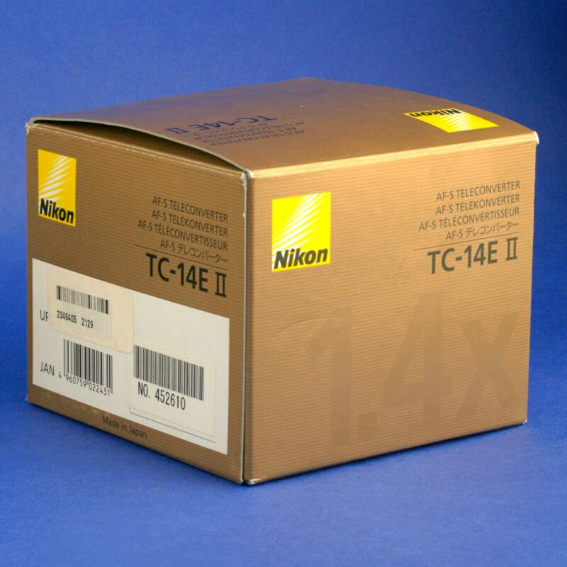Nikon AF-S TC-14E II 1.4x Teleconverter Mint Condition 18208021291