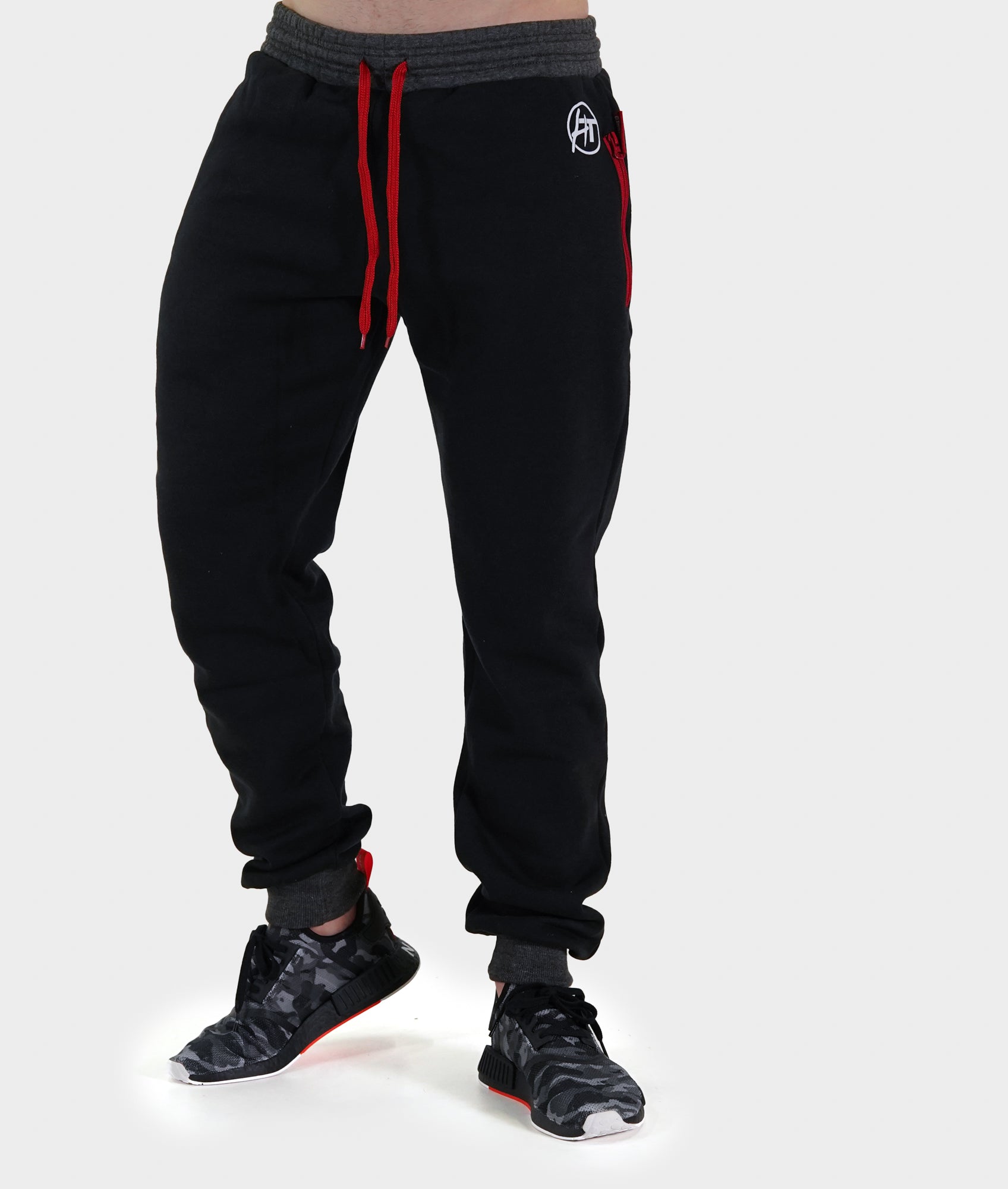 【D.PRIQUE】Check Track Pants - Black/Black CHECK TRACK PANTS - DPRIQUE | 60% - Asian Fashion Online Store