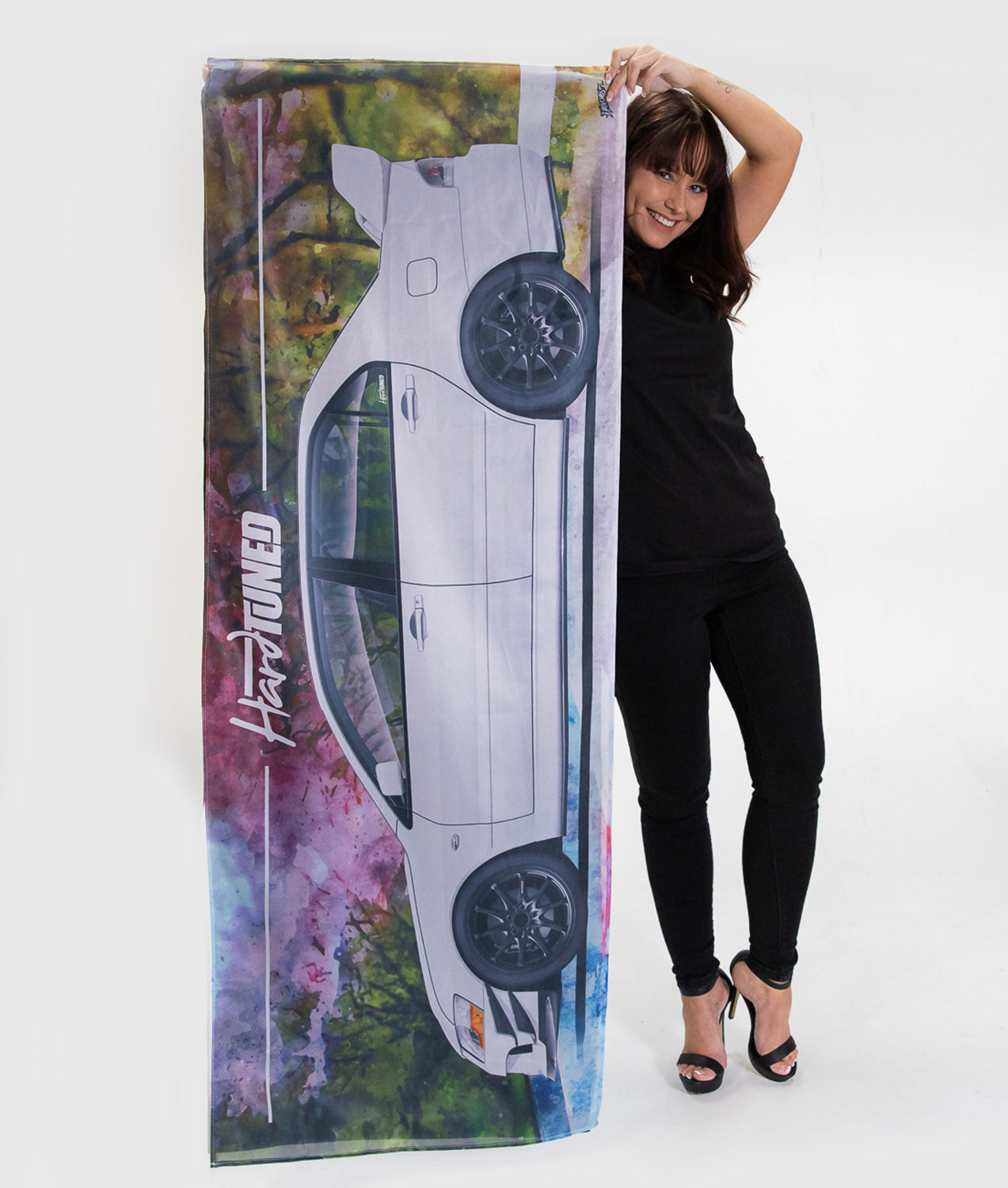 Mitsubishi Evolution 9 CT9A 4G63 Lancer Ralliart JDM Race Car Workshop Banner Fl