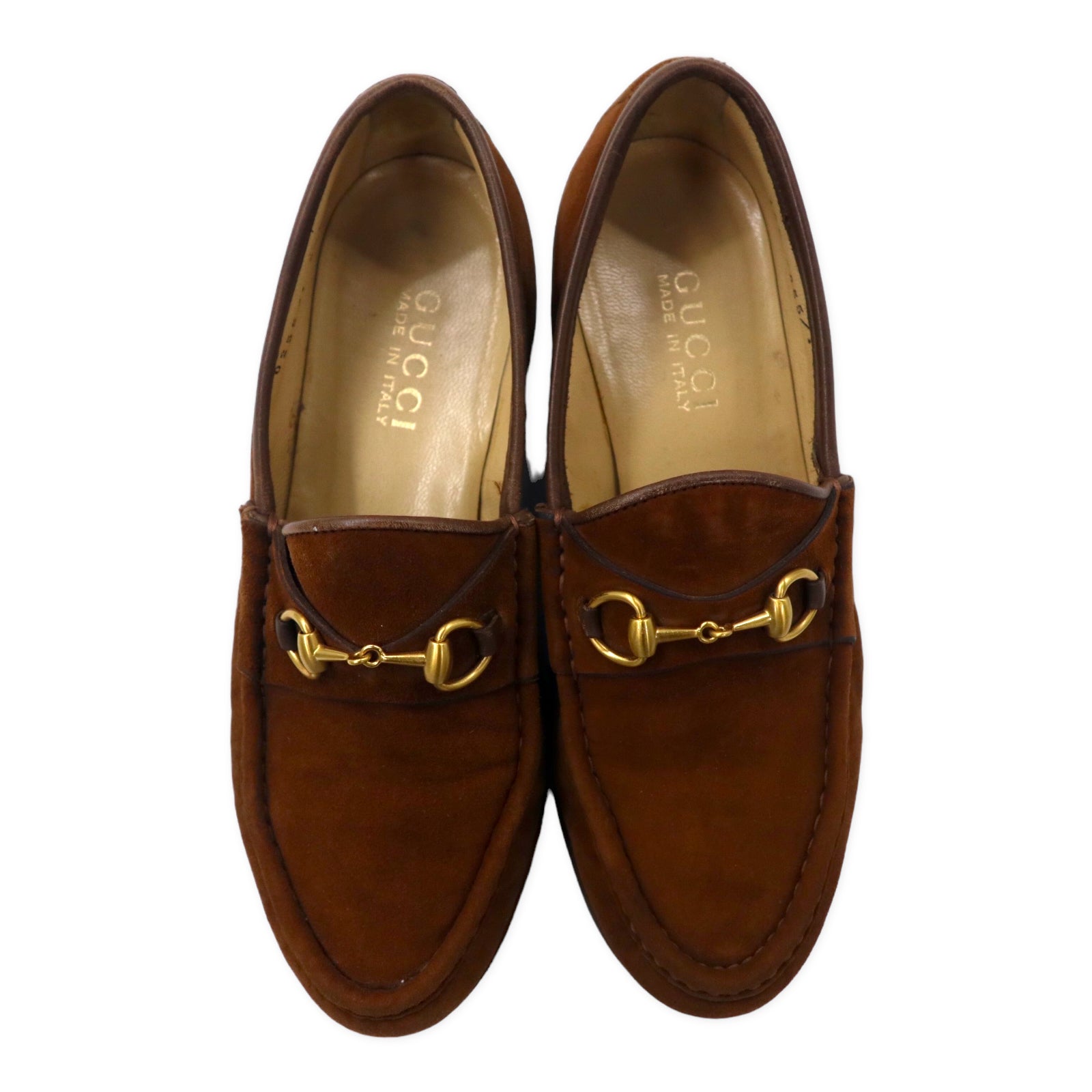 GUCCI Horsebit Loafers US6.5 Brown suede leather 100 0255 / 1 | eBay