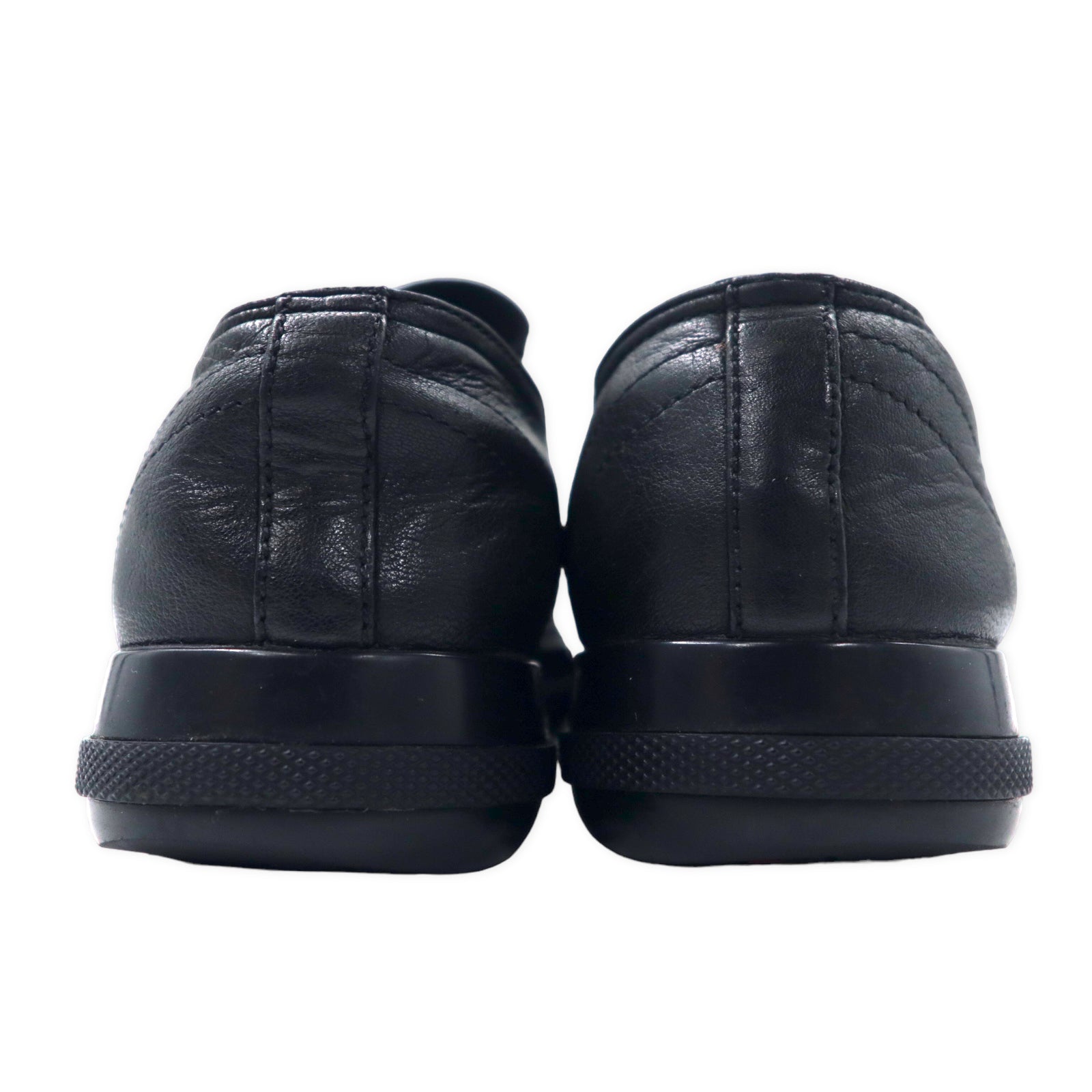 PRADA ブラック シャークソール　シューズ 8.5 PRADA - 13AW PRADA シャークソール シューズ UK8の通販 by