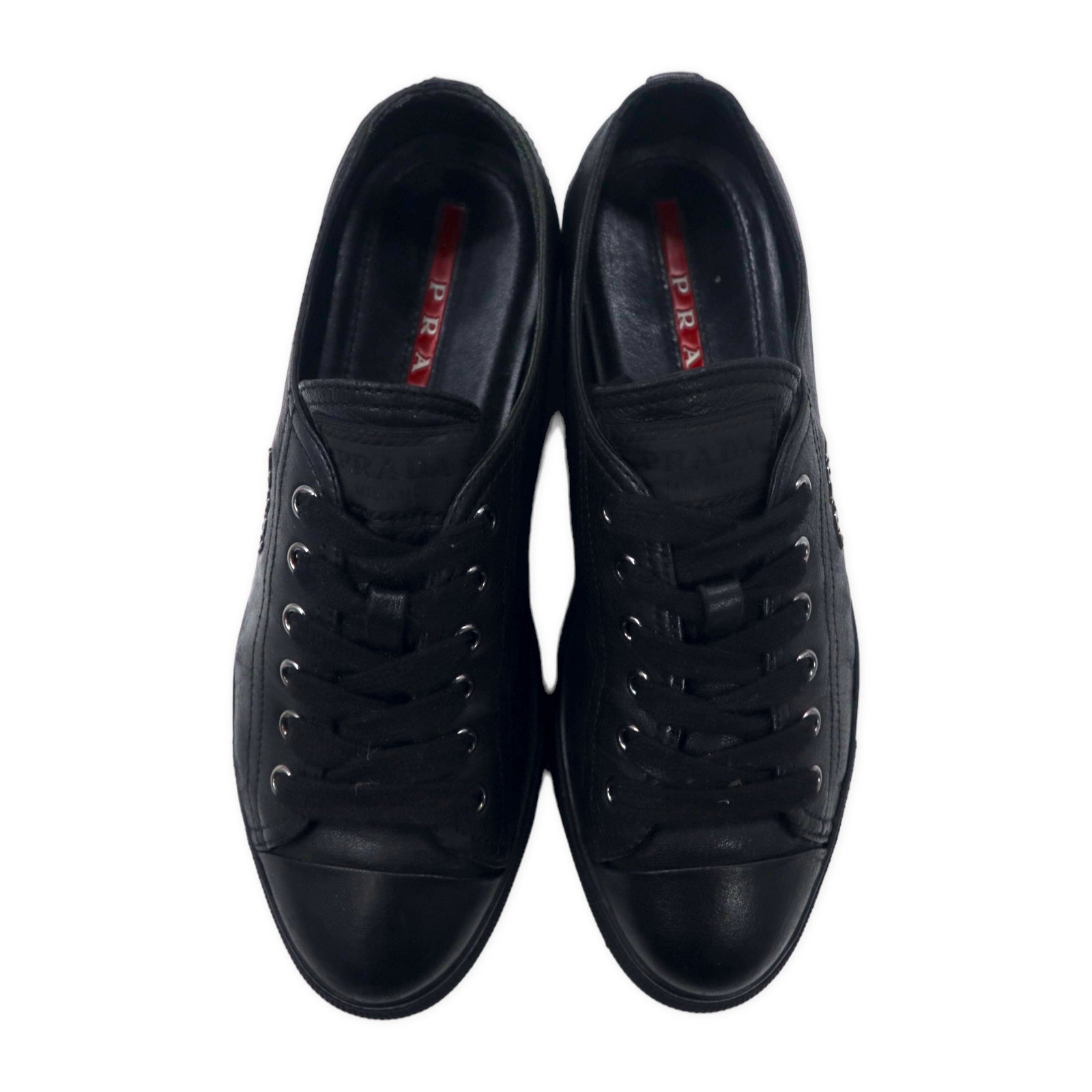 スニーカー PRADA Women Sneakers 1E590NFG050055 F0002 NERO Black Women's Prada Calzature Donna Nero Vernice Black Sneakers US