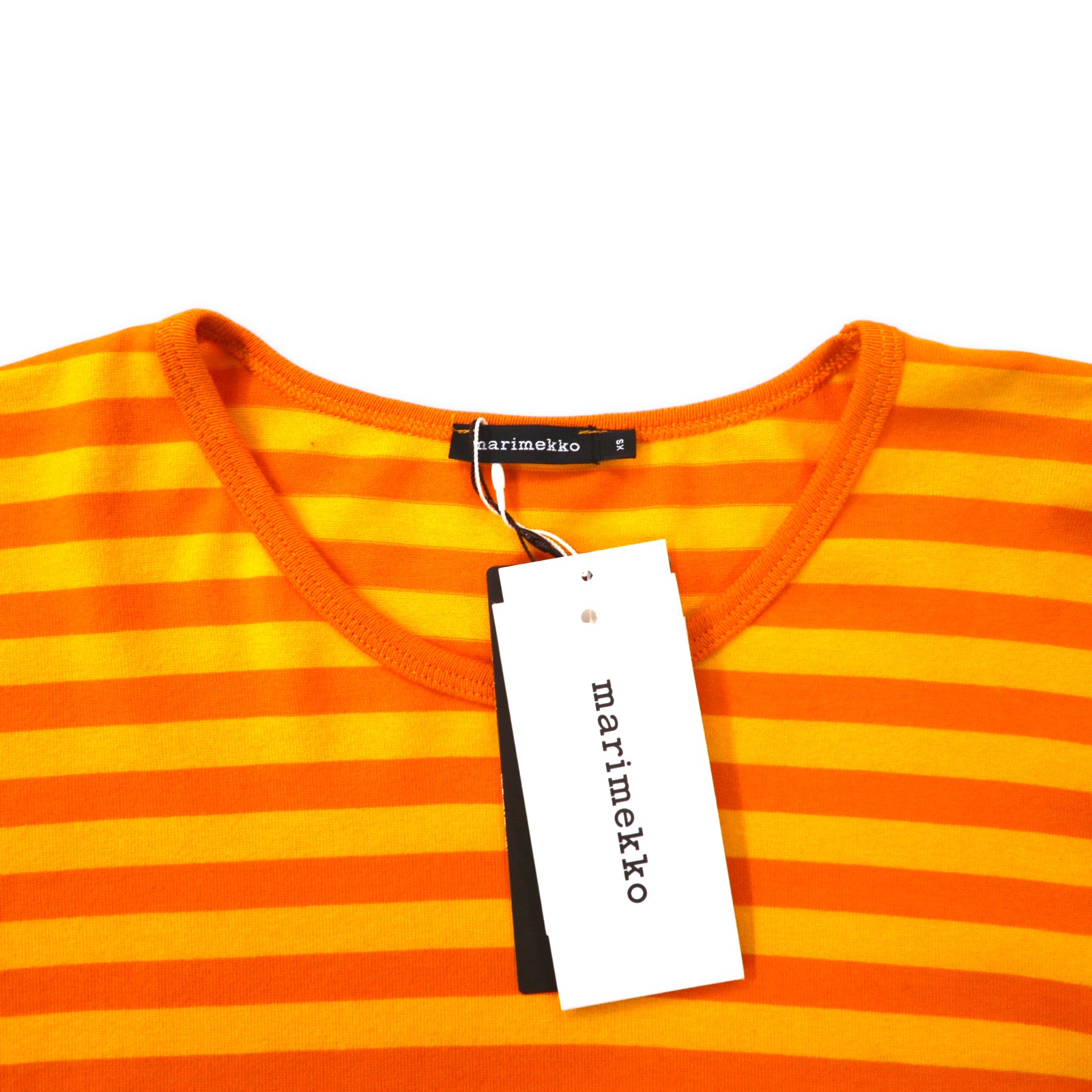 marimekko Striped Long Sleeve T-Shirt Long T XS Yellow