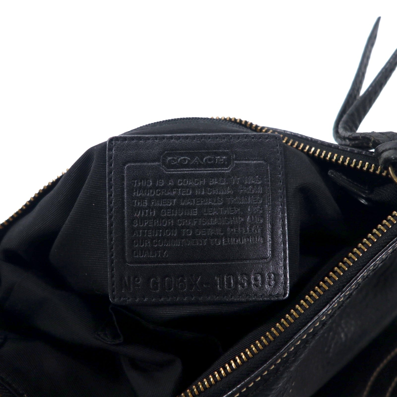 COACH Duffel Leather Cross Body Shoulder Bag Black Stitch 10398 | eBay
