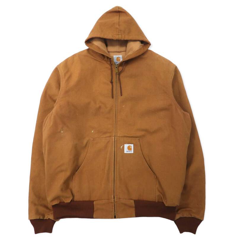 carhartt USA Made Duck Active Jacket XL Beige Cotton | eBay