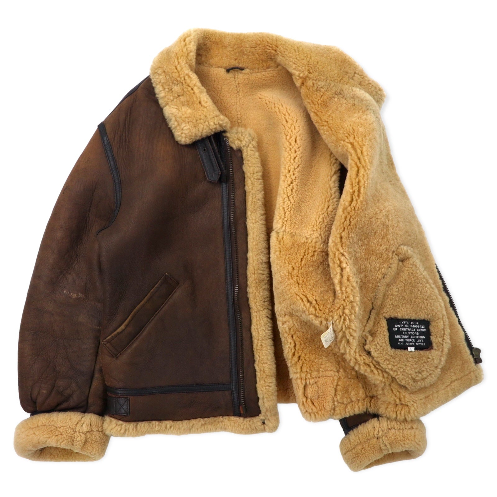 ジャケット・アウター johnbull military B-3 flight jacket y2k type B-3 boa military flight jacket Y2K 【公式通販】