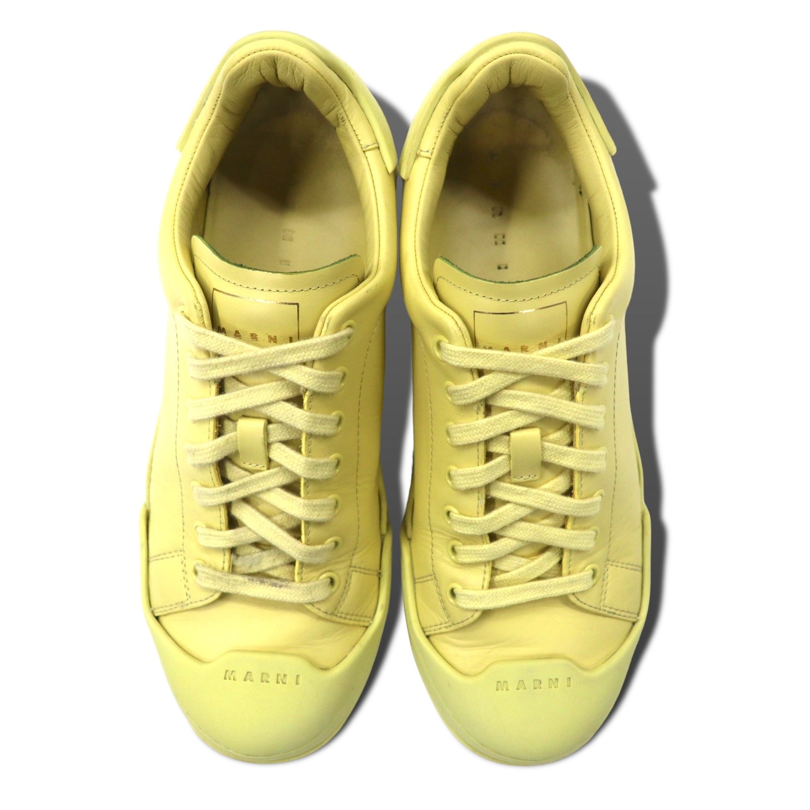 MARNI Sneakers US9 Yellow Leather DADA BUMPER Italy Made | eBay