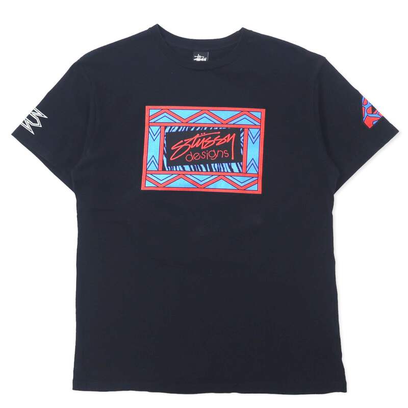 stussy N4 Chanel Logo Print T-Shirt L Black Cotton | eBay