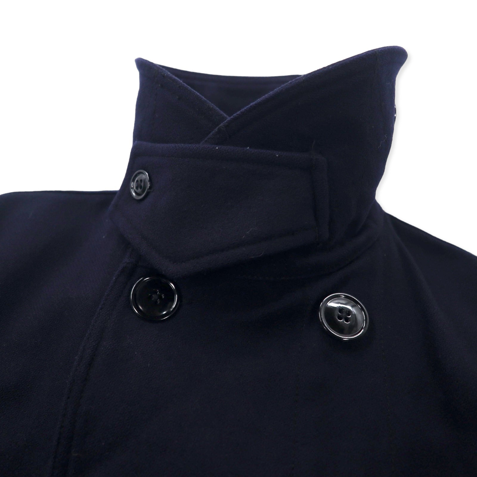 ジャケット・アウター Engineered Garments LH Pea Coat LH Pea Coat Black Cotton Double Cloth | Engineered Garments