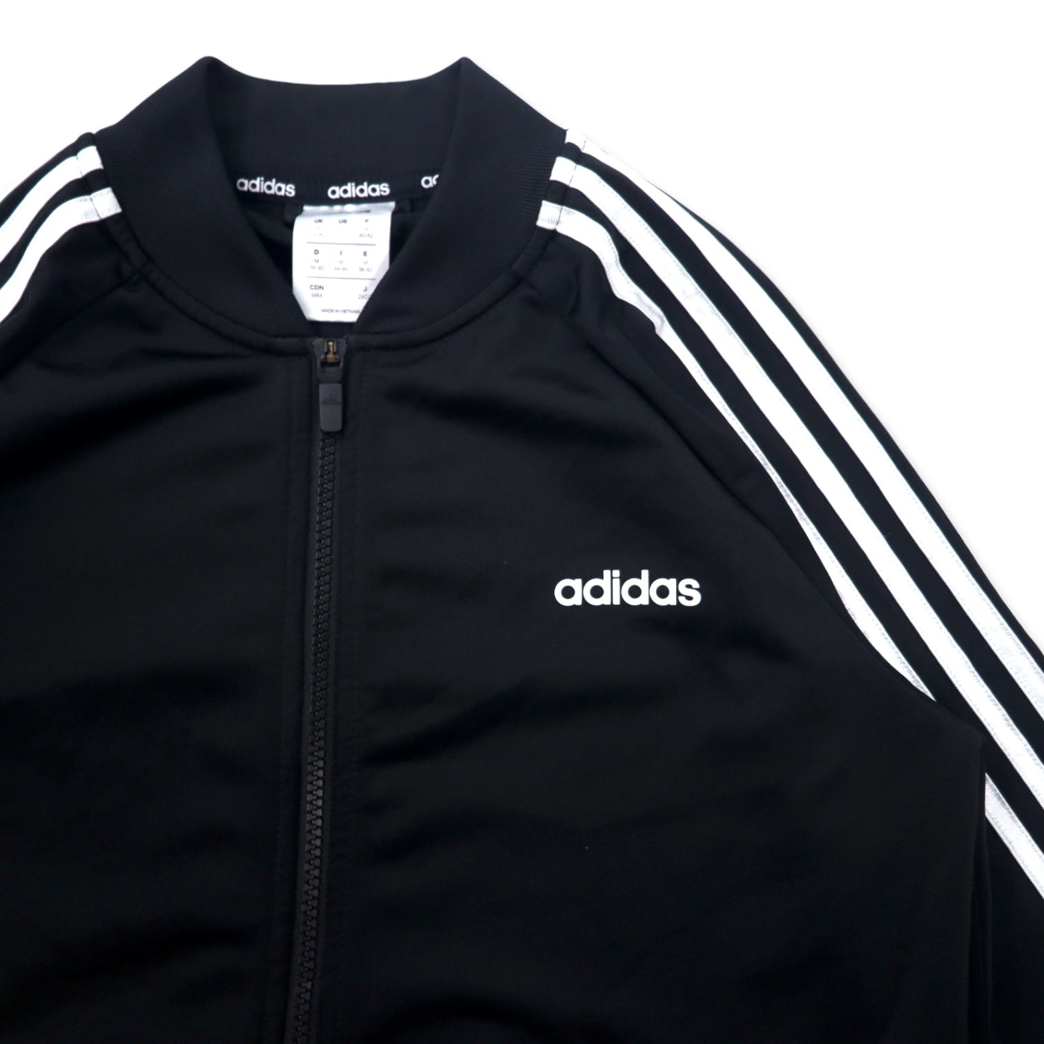 トップス adidas TRACK JKT adidas Track Jacket Jersey 2XOT Black Polyester 3 Striped