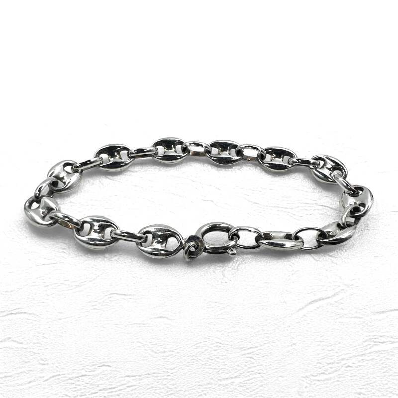 ★未使用級★ discovered anchor chain bracelet Anchor Chain Silver Bracelet - Pacific NW Boater TESTED