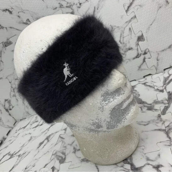 Men's Kangol Black | White Furgora Headband NWT | eBay