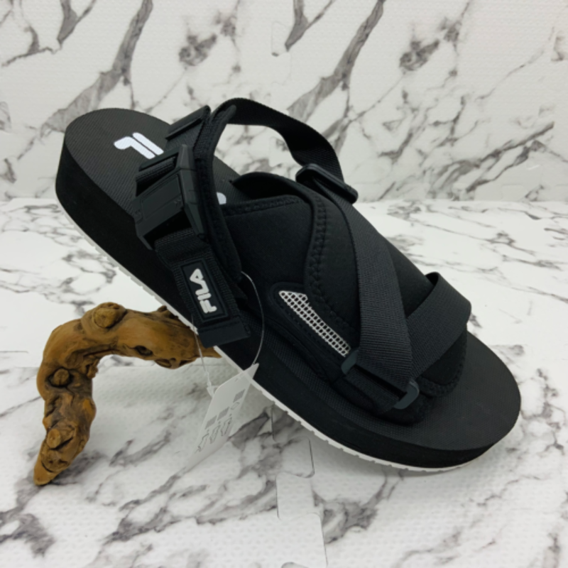 Men’s Fila Sol-Slide V2 Black | White Sandals NWT Fila Men main image 3