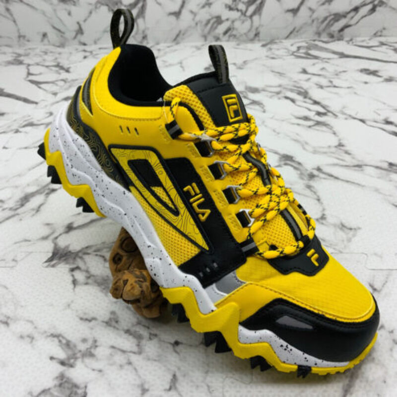 Men's Fila Oakmont Tr Yellow | Black | White Sneakers NWT | eBay