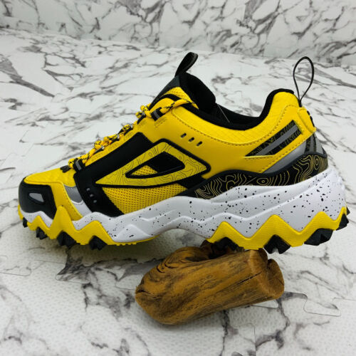 Men's Fila Oakmont Tr Yellow | Black | White Sneakers NWT | eBay