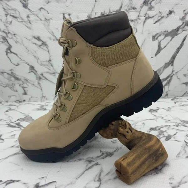 Men\'s Timberland Heritage 6 in Waterproof Field Beige Boots NWT Men main image 3