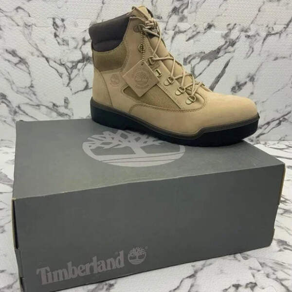 Men\'s Timberland Heritage 6 in Waterproof Field Beige Boots NWT Men main image 2