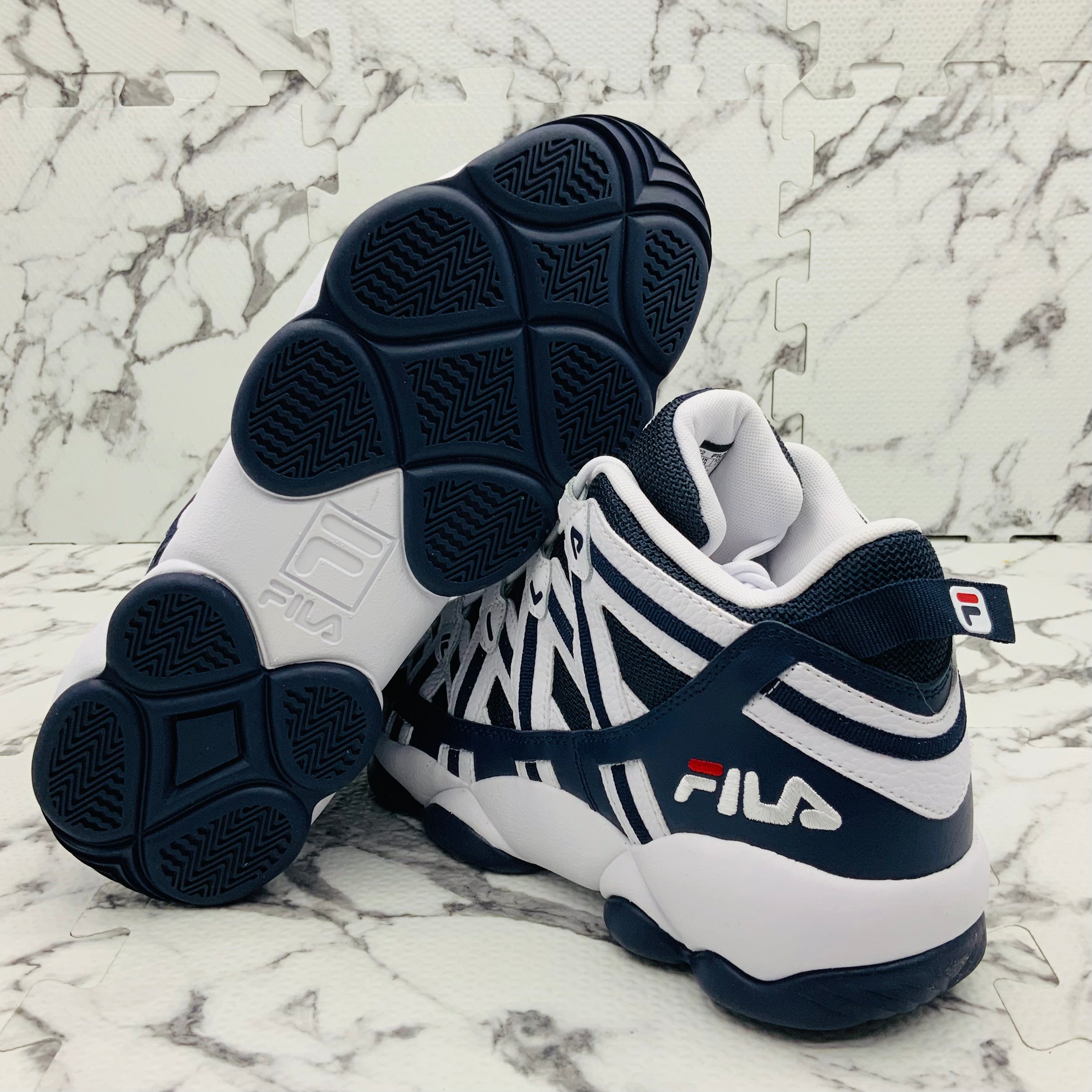 Men's Fila StackHouse Spaghetti Navy | White Sneakers NWT | eBay
