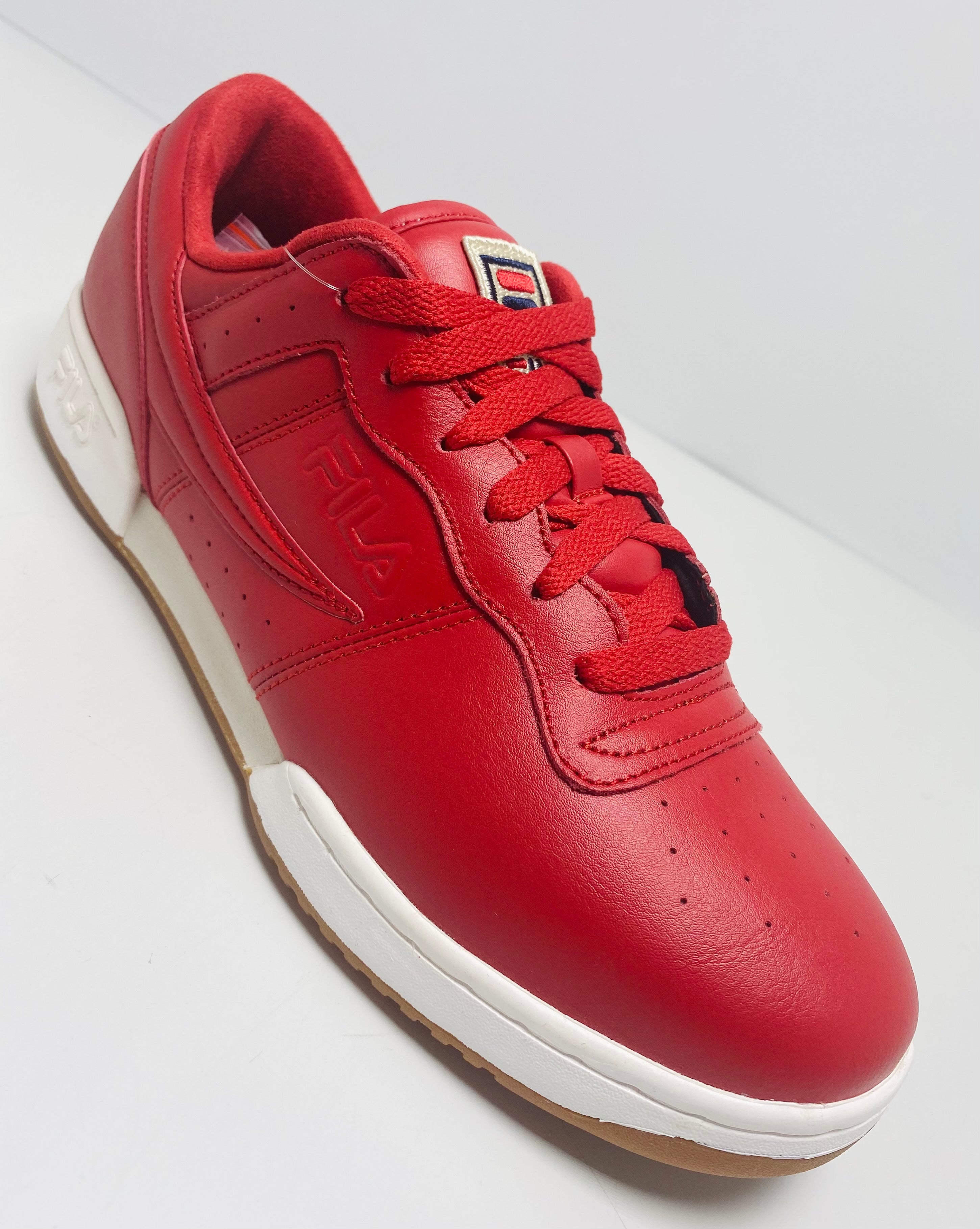 Men's Fila Original Fitness Red | White Sneakers NWT | eBay