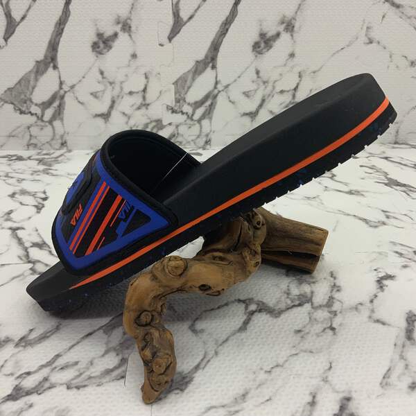 Men’s Fila Black | Blue | Orange Lunar Slides NWT Men main image 2
