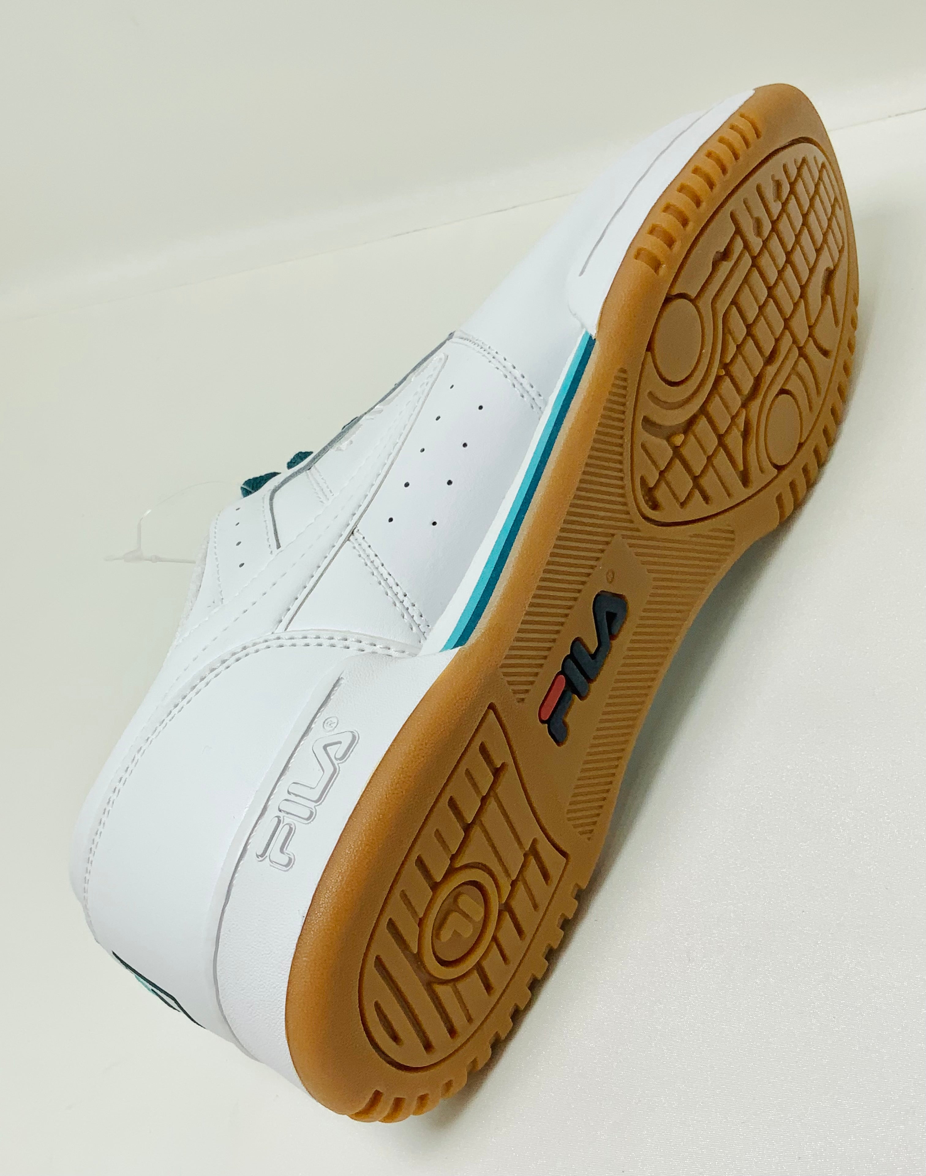Men's Fila Original Fitness Duo White | Turquoise Sneakers NWT | eBay