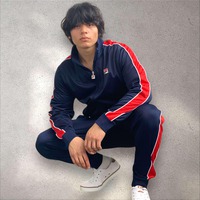 Men's Fila Navy | Red | White Pipping Casual Tracksuits