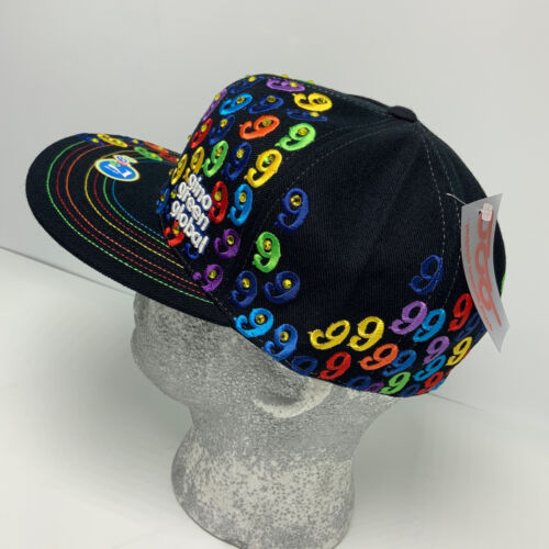 Gino Green Global Black Rinestone Multicolor 59FIFTY Hat NWT | eBay