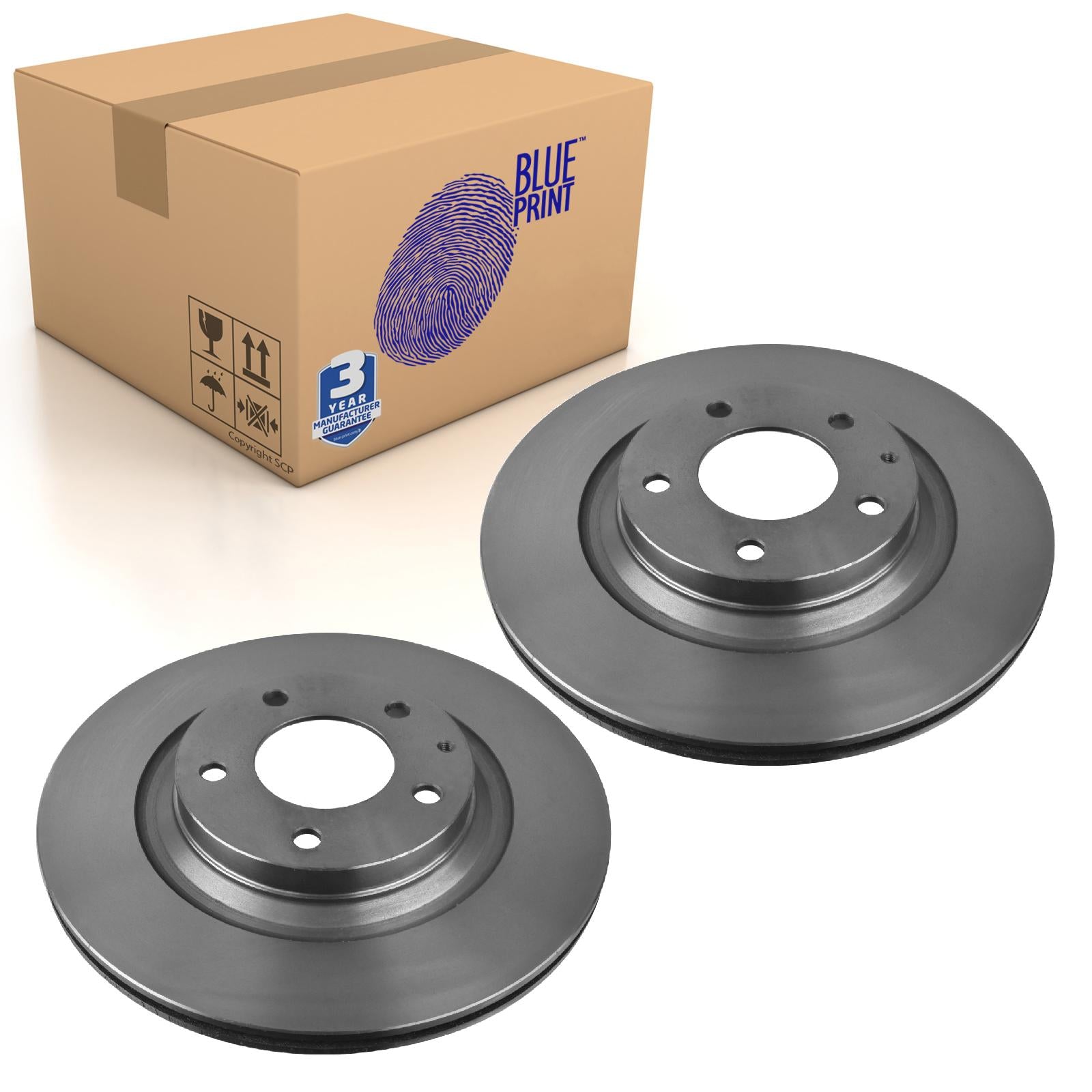 Brake Pads Vehicle Parts & Accessories Brake Discs Full Axle Set 302mm Vented Fits Mazda RX8