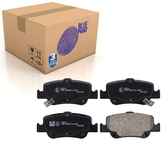 Rear Brake Pad Set Fits Toyota Auris Touring Sports Corolla Blue Print