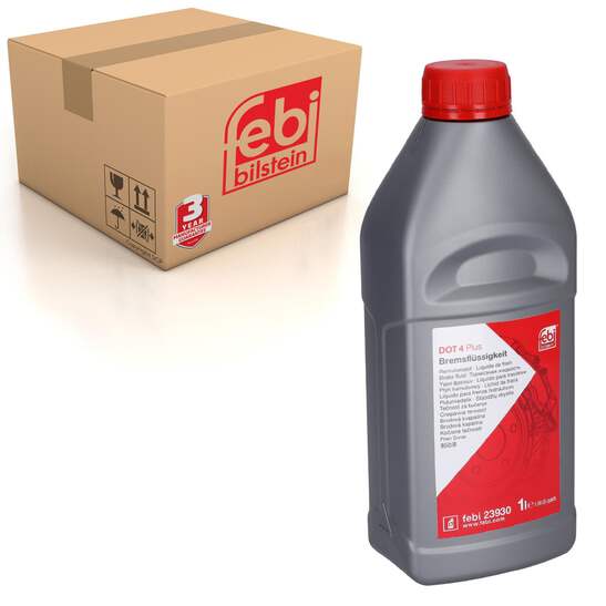 Brake Fluid DOT4 Dot 4 Plus 1Ltr Fits Ford Audi BMW VW Peugeot