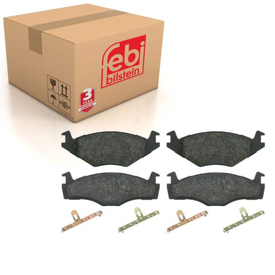 ①n Front Brake Pads Polo Set Kit Fits VW 867 698 151 Febi 16012
