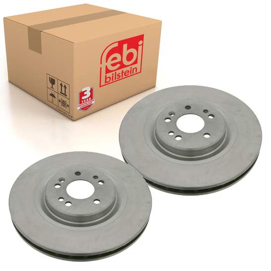 Pair Of Front Brake Disc Fits Mercedes Benz M Class Model