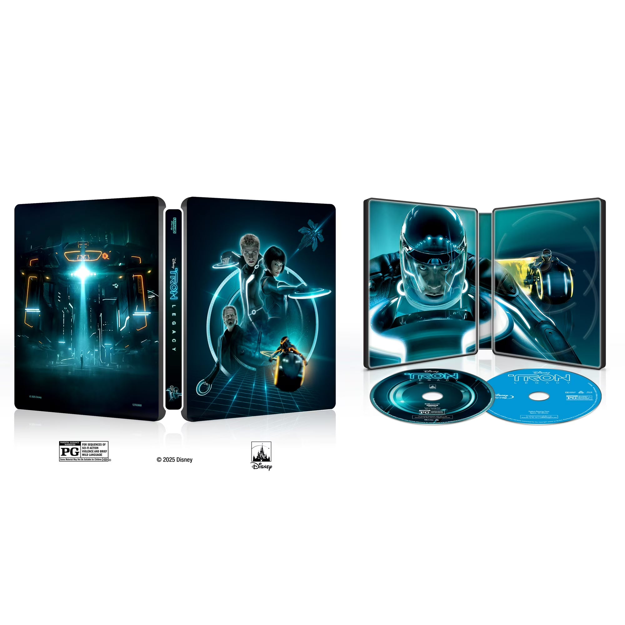 トロン: レガシー Tron: Legacy Steelbook[Blu-ray] 海外盤スチール