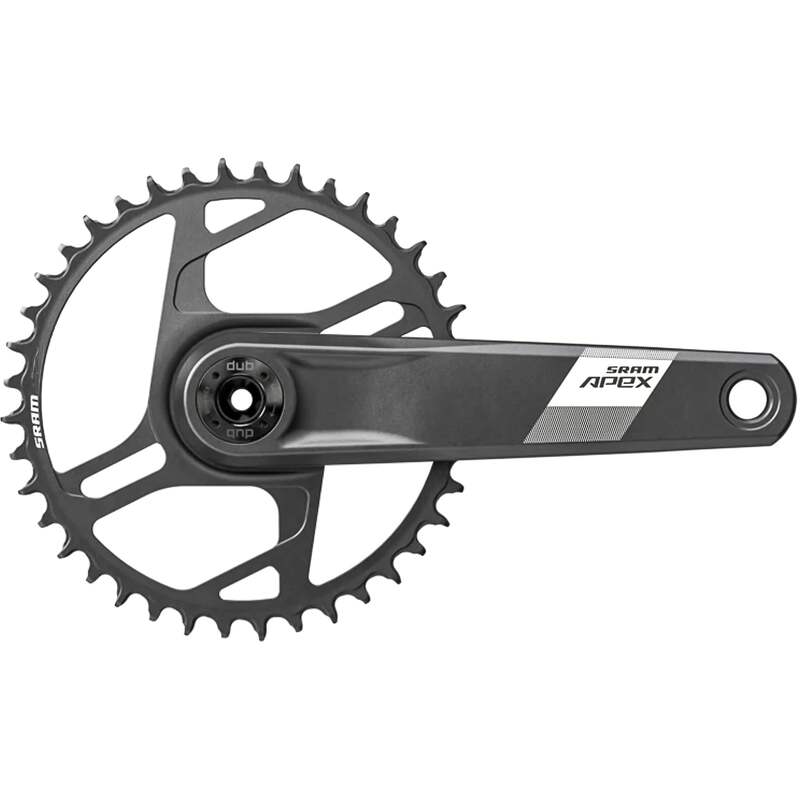 SRAM APEX フロントシングル クランクセット 42T SRAM Apex 1 D1 Wide DUB Crankset – 42T, 172.5mm, 1x12-Speed | eBay