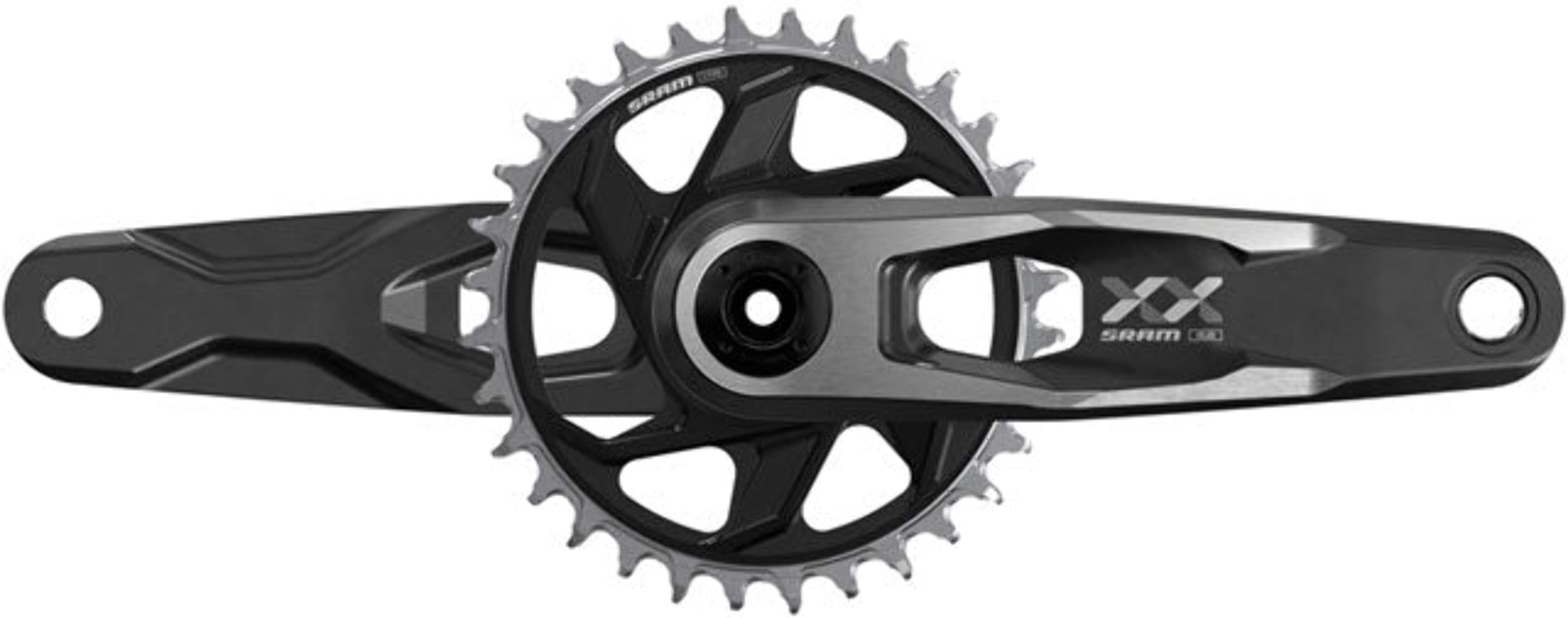 SRAM XX Downhill T-Type Crankset - 7-Speed, 34t 6mm Offset