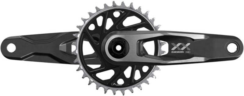 SRAM XX Downhill T-Type Crankset - 7-Speed, 34t 3mm Offset