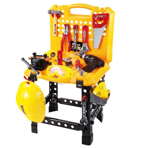 Toy Power Workbench, Kids Power Tool Bench Construction Set with Tools
