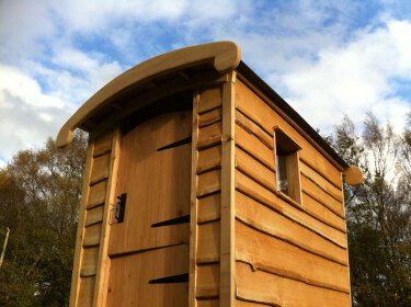 Wooden Compost Toilet, Solid Wood Flatpack Dry Composting Toilet, Wheelie Bin image 6