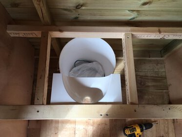 Compact Urine Separator for Compost Toilet, ABS Plastic Urine Diverter, Dry Loo image 10