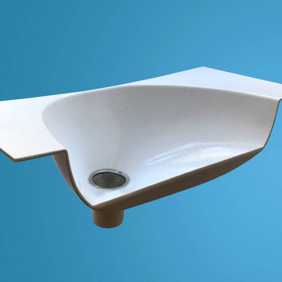 Urine Diverter for Dry Composting Toilet. Plastic Wee Separator (Separett Privy)