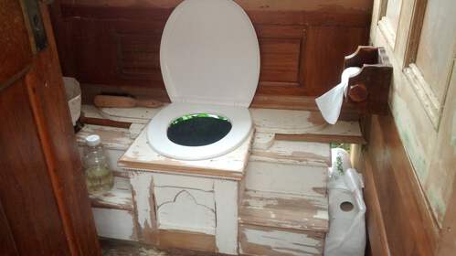Urine Diverter for Dry Composting Toilet. Plastic Wee Separator (Separett Privy) image 12