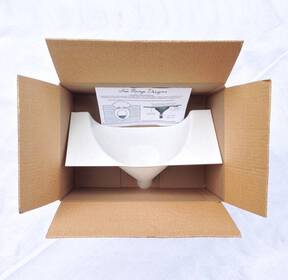 Urine Diverter for Dry Composting Toilet. Plastic Wee Separator (Separett Privy) image 10