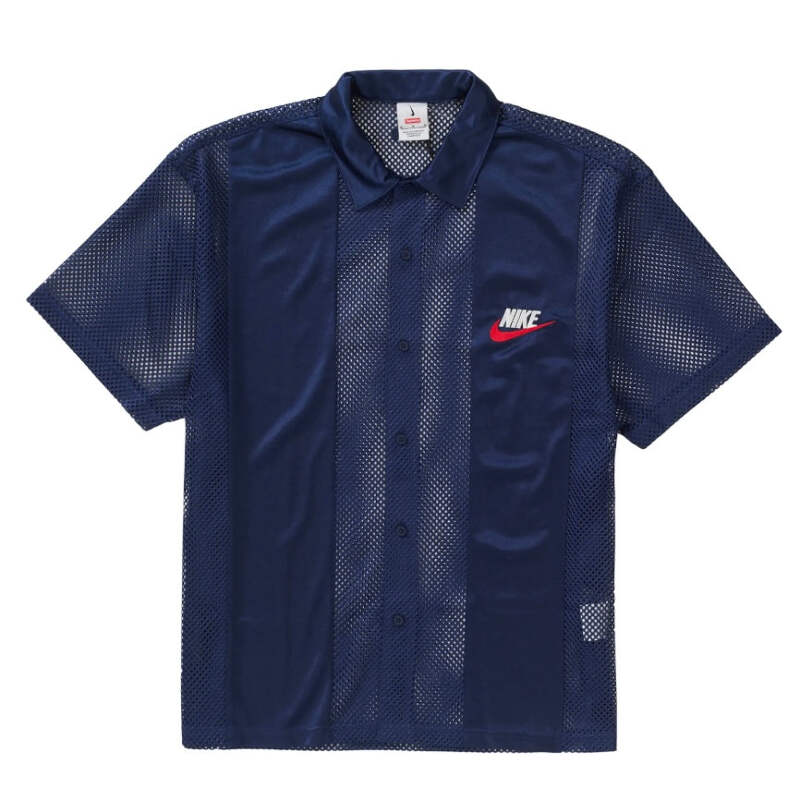 メンズウェア Supreme x Nike Mesh S/S Shirt Supreme Nike Mesh S/S Shirt Navy | eBay