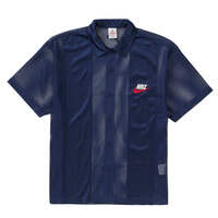 Supreme Nike Mesh S/S Shirt Navy | eBay