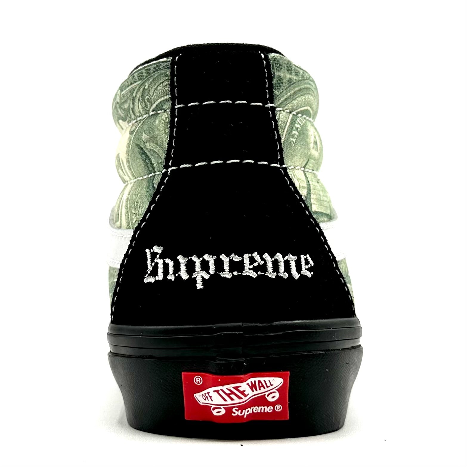 Vans Skate Grosso Mid Supreme Dollar 'Black' | eBay