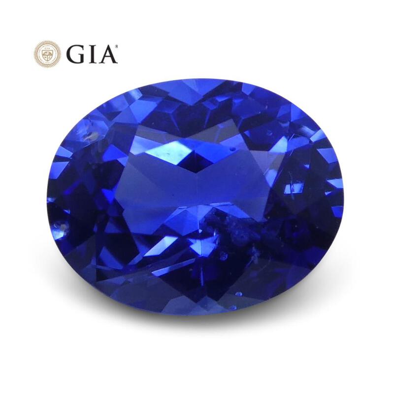 1 21 Ct Blue Sapphire Oval Gia Certified Sri Lanka Ebay