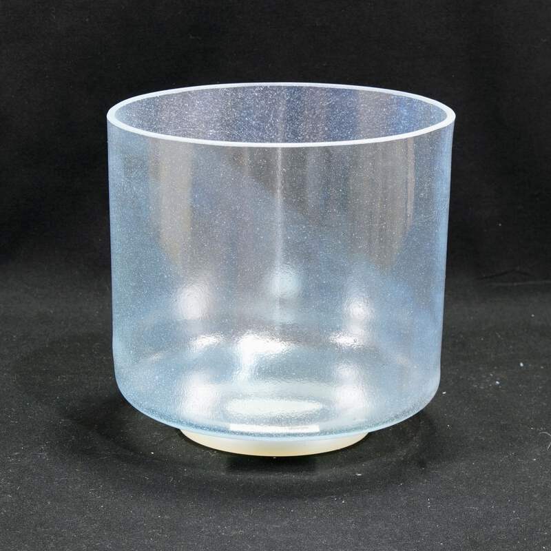 Crystal Tones 10インチ G-25 Aqua Aura Gold Crystal Tones Alchemy Bowl Therapeutic Grade 10