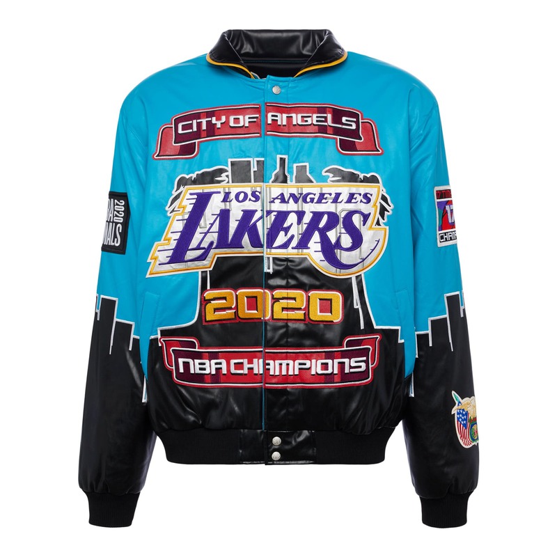Jeff Hamilton Los Angeles Lakers Championship 2020 Vegan Leather 