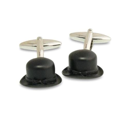 bowler hat cufflinks